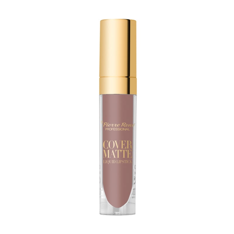 Рідка матова помада для губ Pierre Rene Cover Matte Liquid Lipstick 06 Burnt Sugar, 5 мл